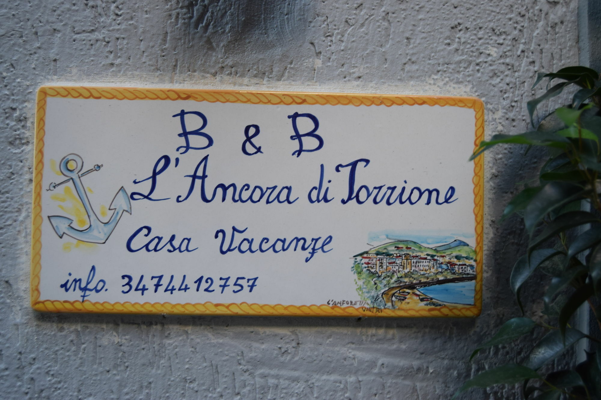 L'Ancora Di Torrione Bed & Breakfast Salerno Eksteriør bilde